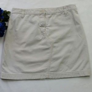 J Crew Shirt Size 10 Khaki Mini Spring Summer